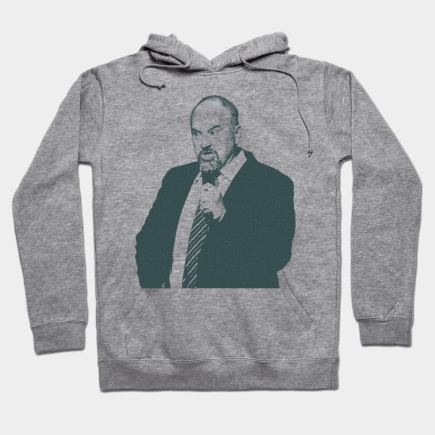 Louis C.K. Live Portrait Hoodie by TeeTrendz